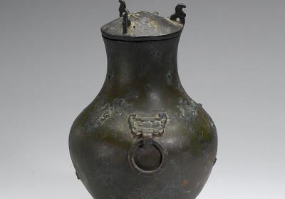 图片[3]-Hu jar with animal-mask ring handle, Han dynasty (206 BCE-220 CE)-China Archive